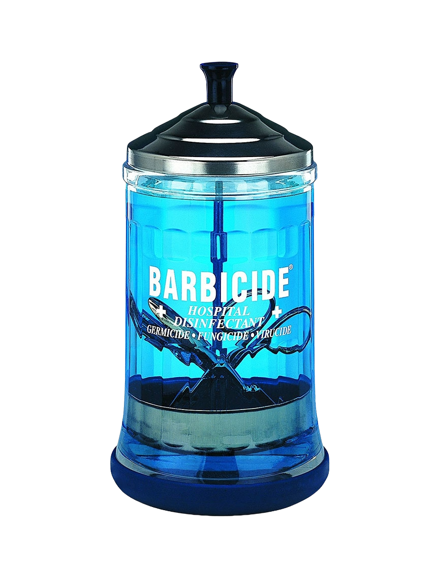barbicide glass jar  750